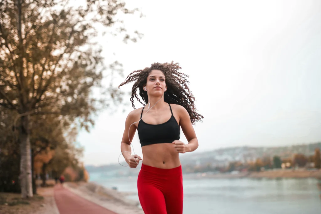 Frau beim joggen